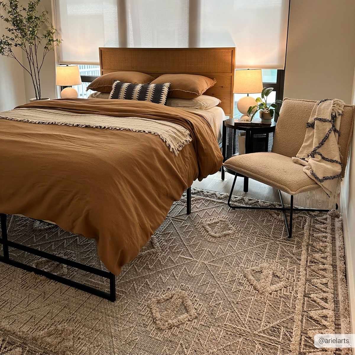 Agoo High-Low Pile Rustic Rug - Image 14