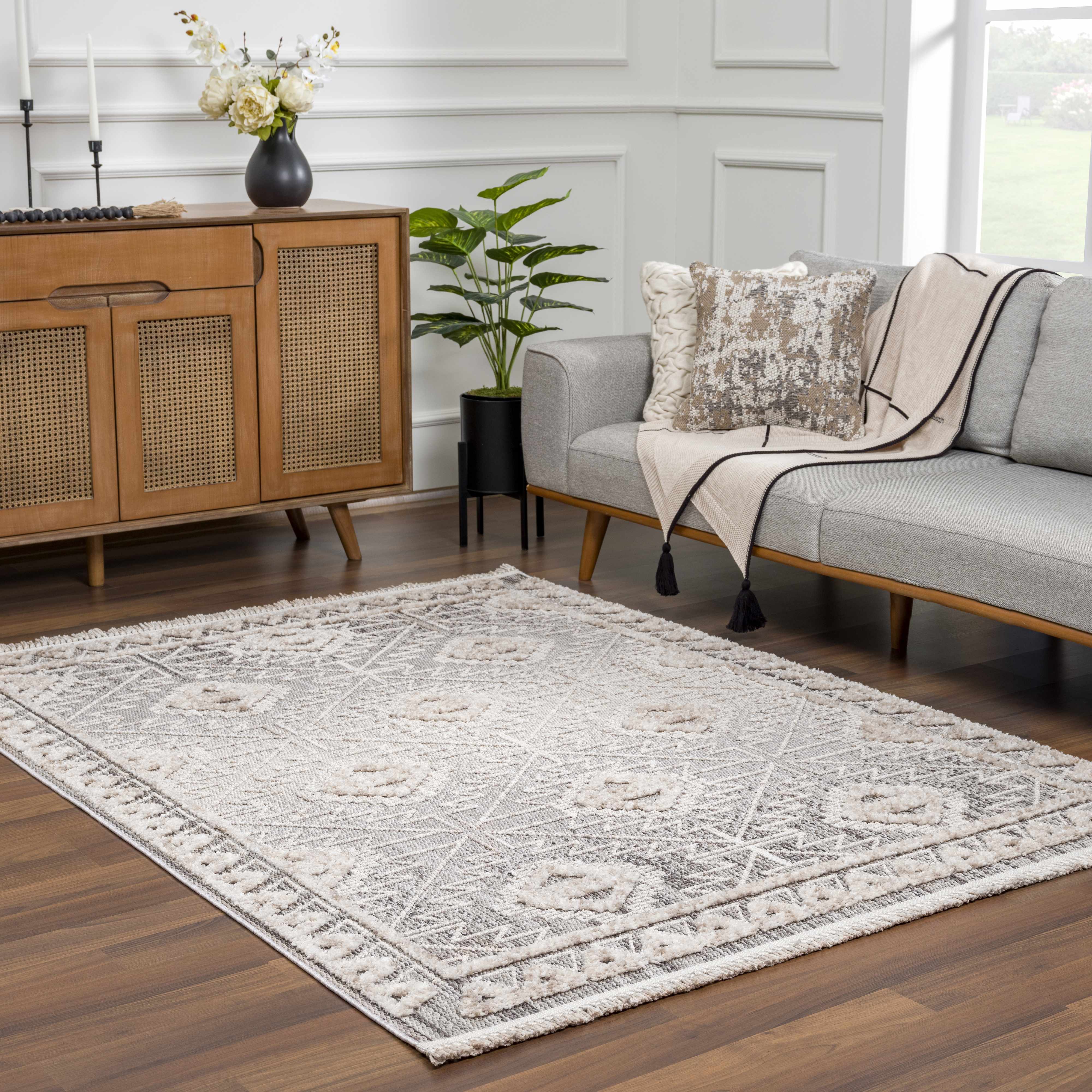 Agoo High-Low Pile Rustic Rug - Image 19