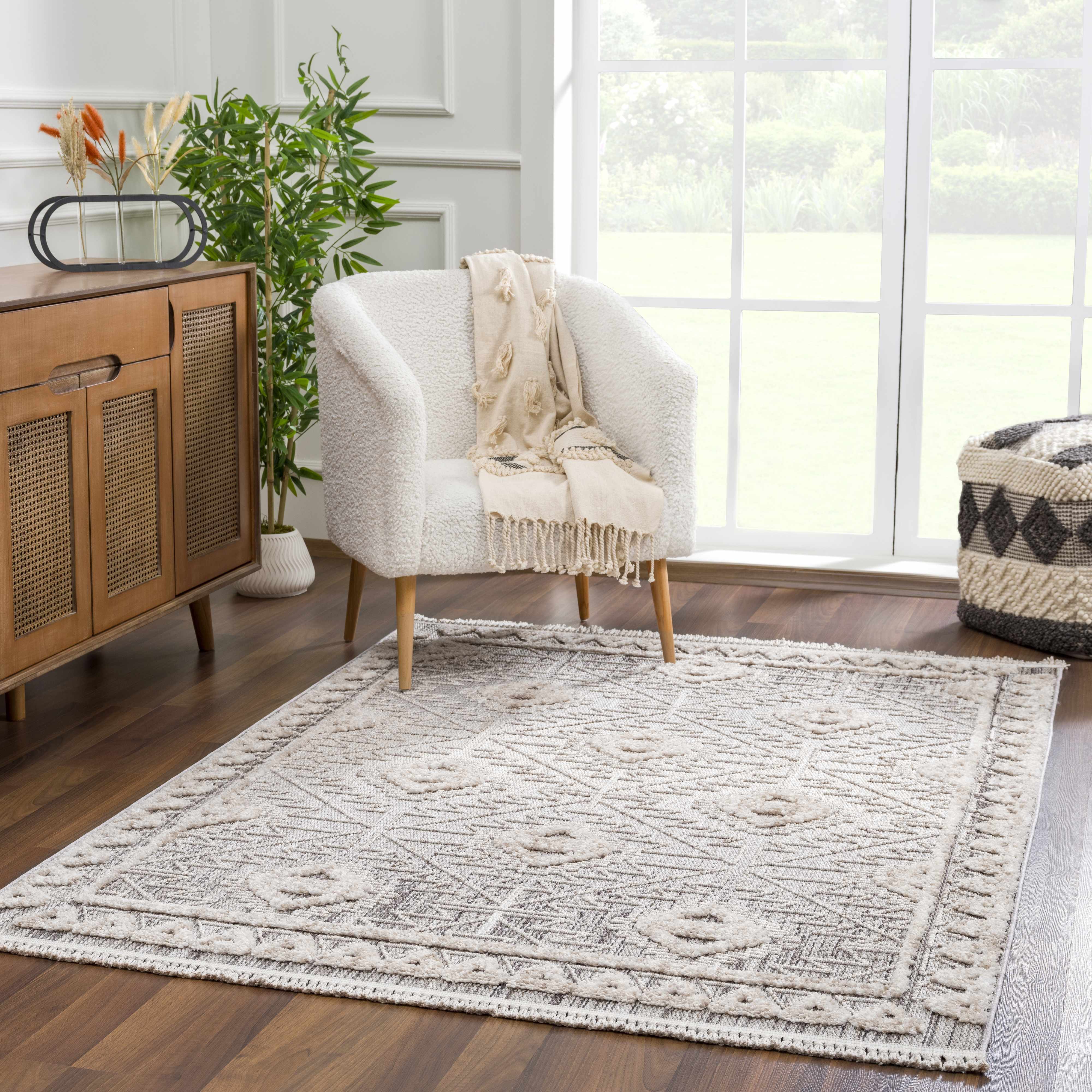 Agoo High-Low Pile Rustic Rug - Image 23