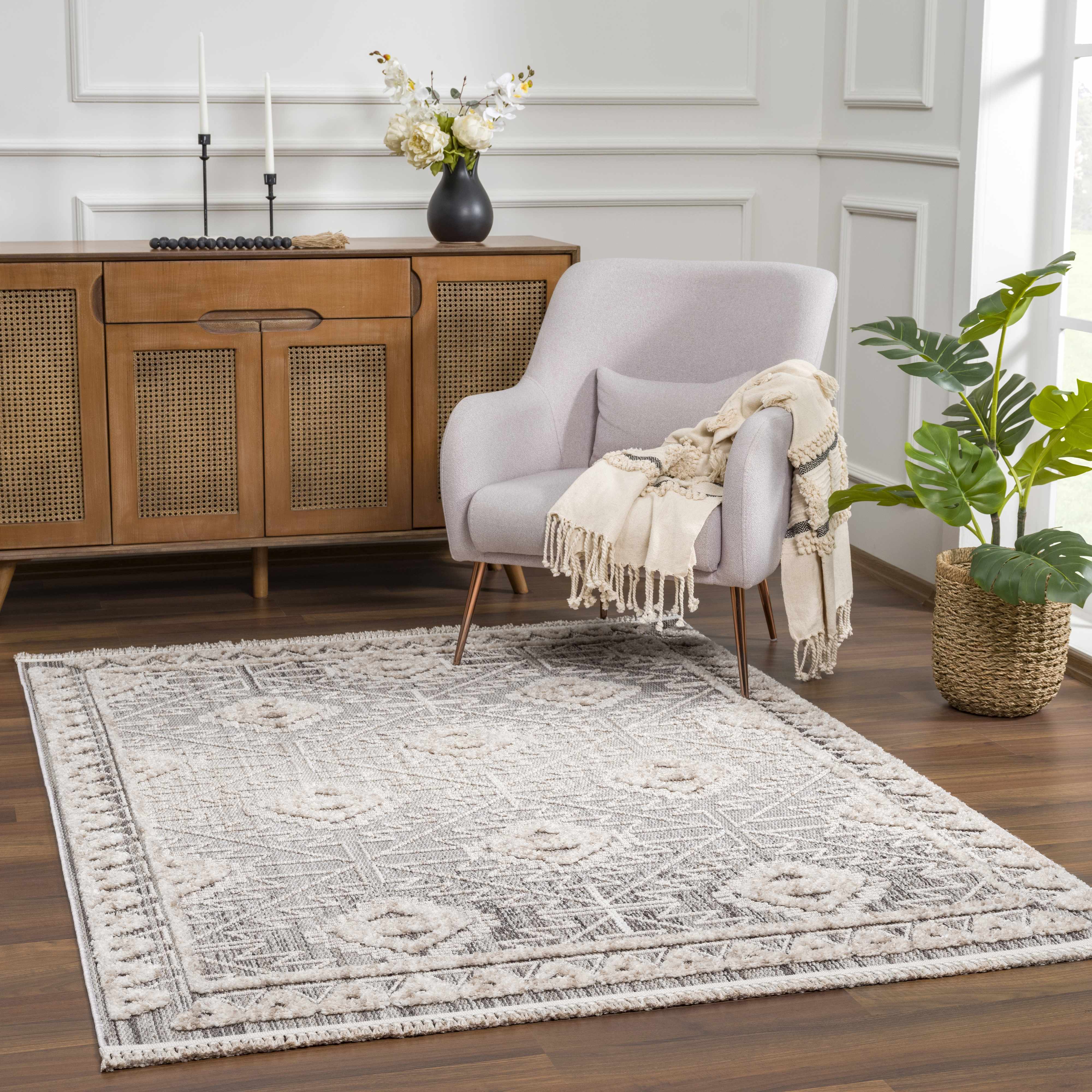 Agoo High-Low Pile Rustic Rug - Image 24