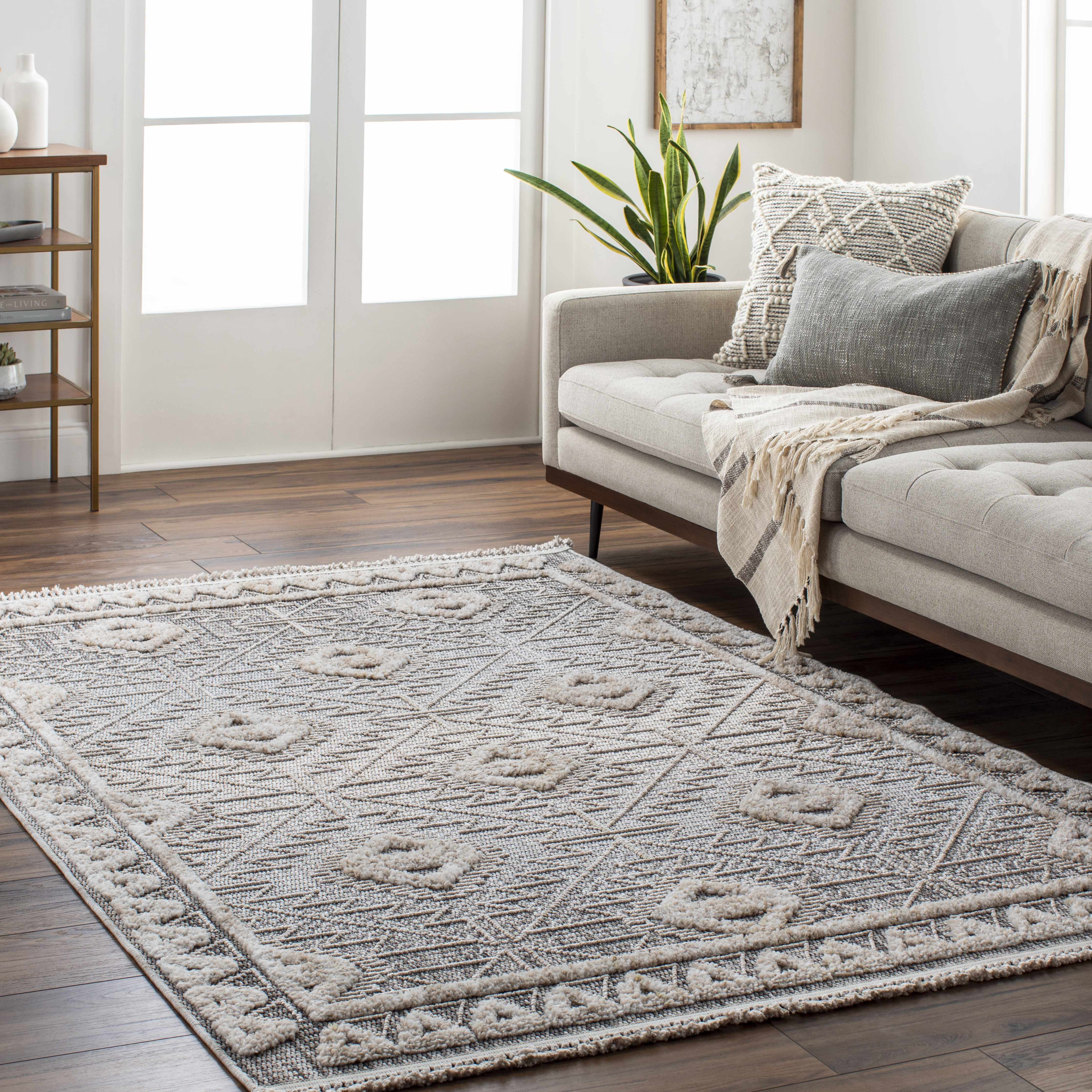 Agoo High-Low Pile Rustic Rug - Image 25