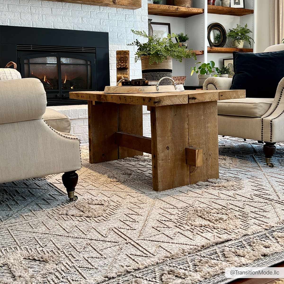 Agoo High-Low Pile Rustic Rug - Image 4