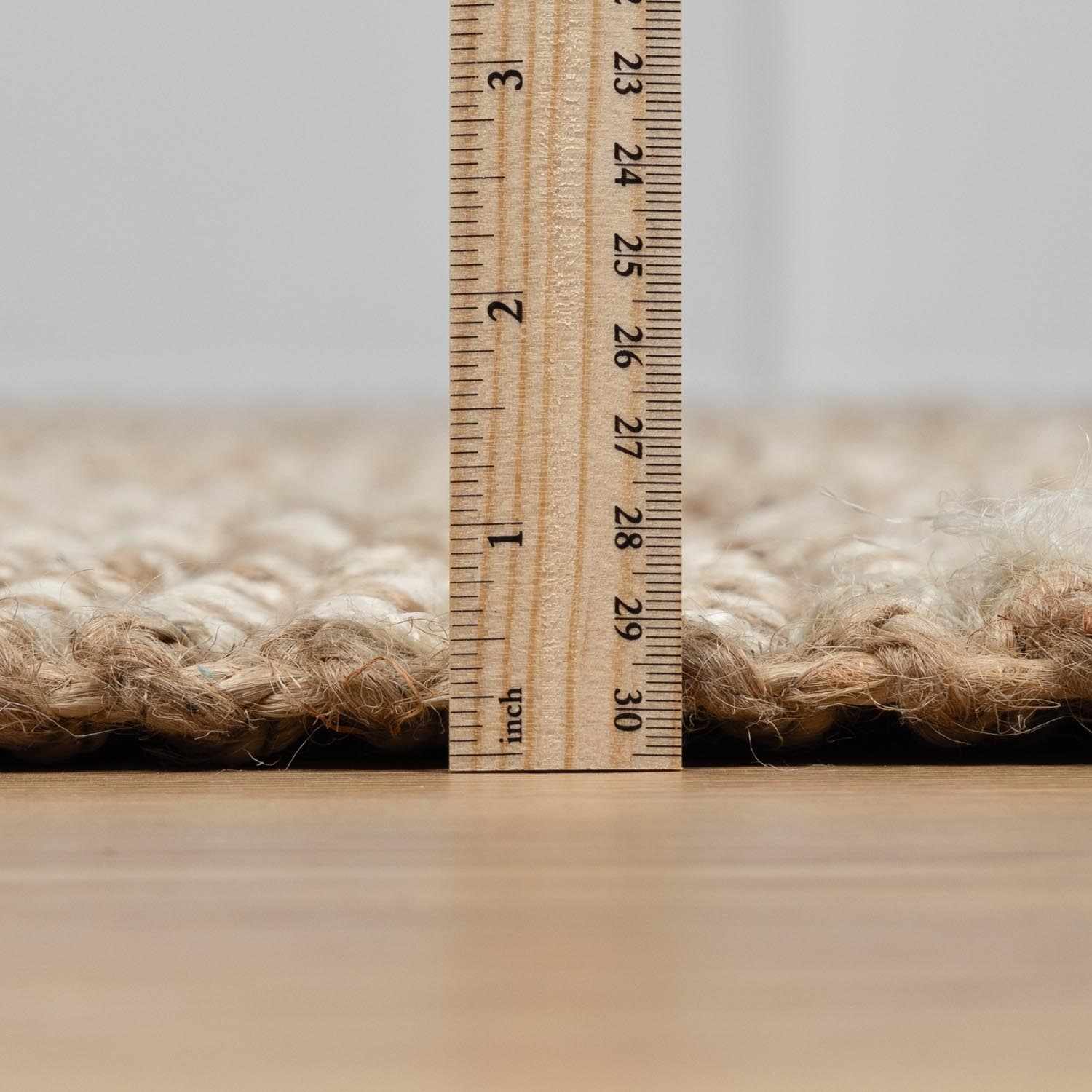 Ambel Tan Camel Jute Area Rug - Image 10