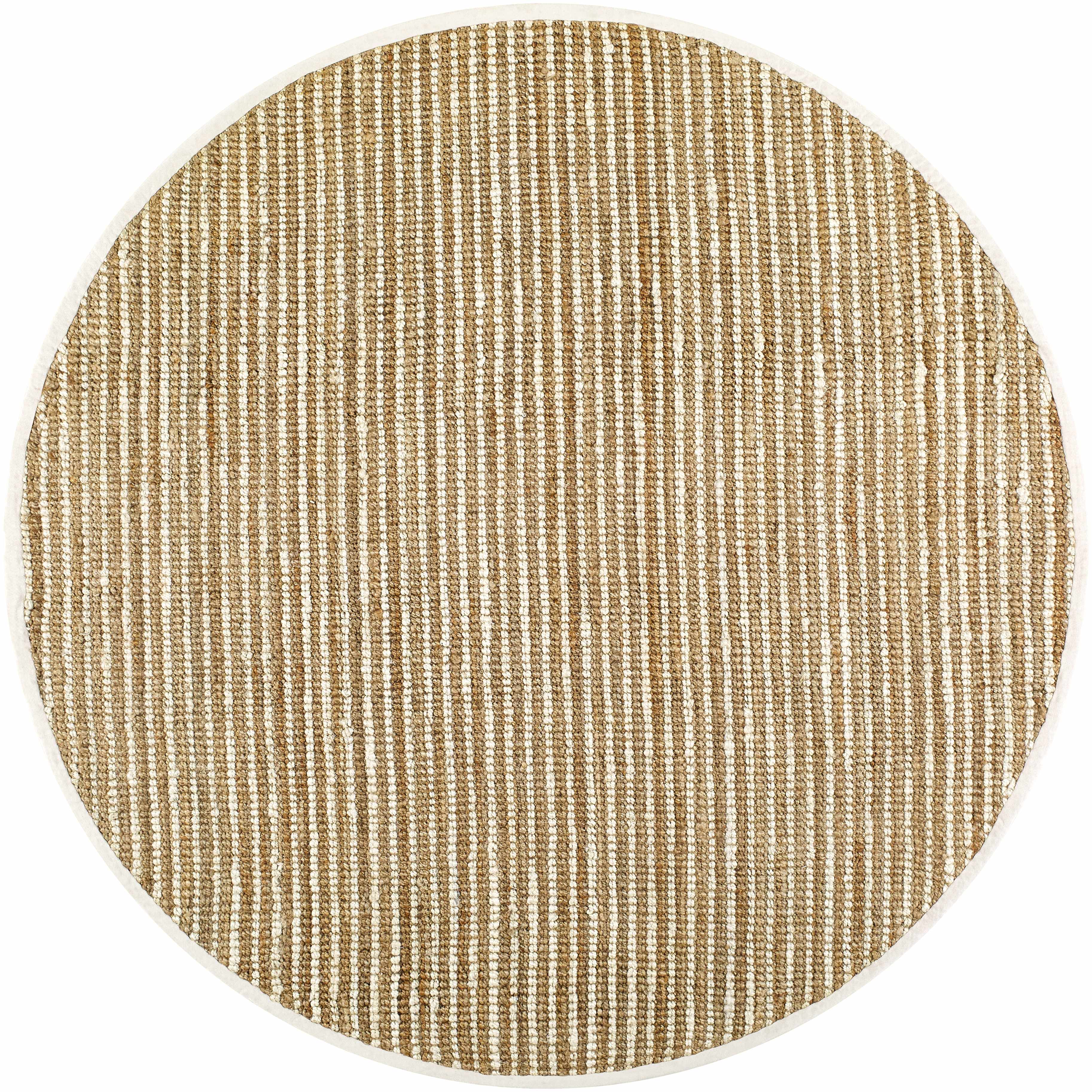 Ambel Tan Camel Jute Area Rug - Image 9