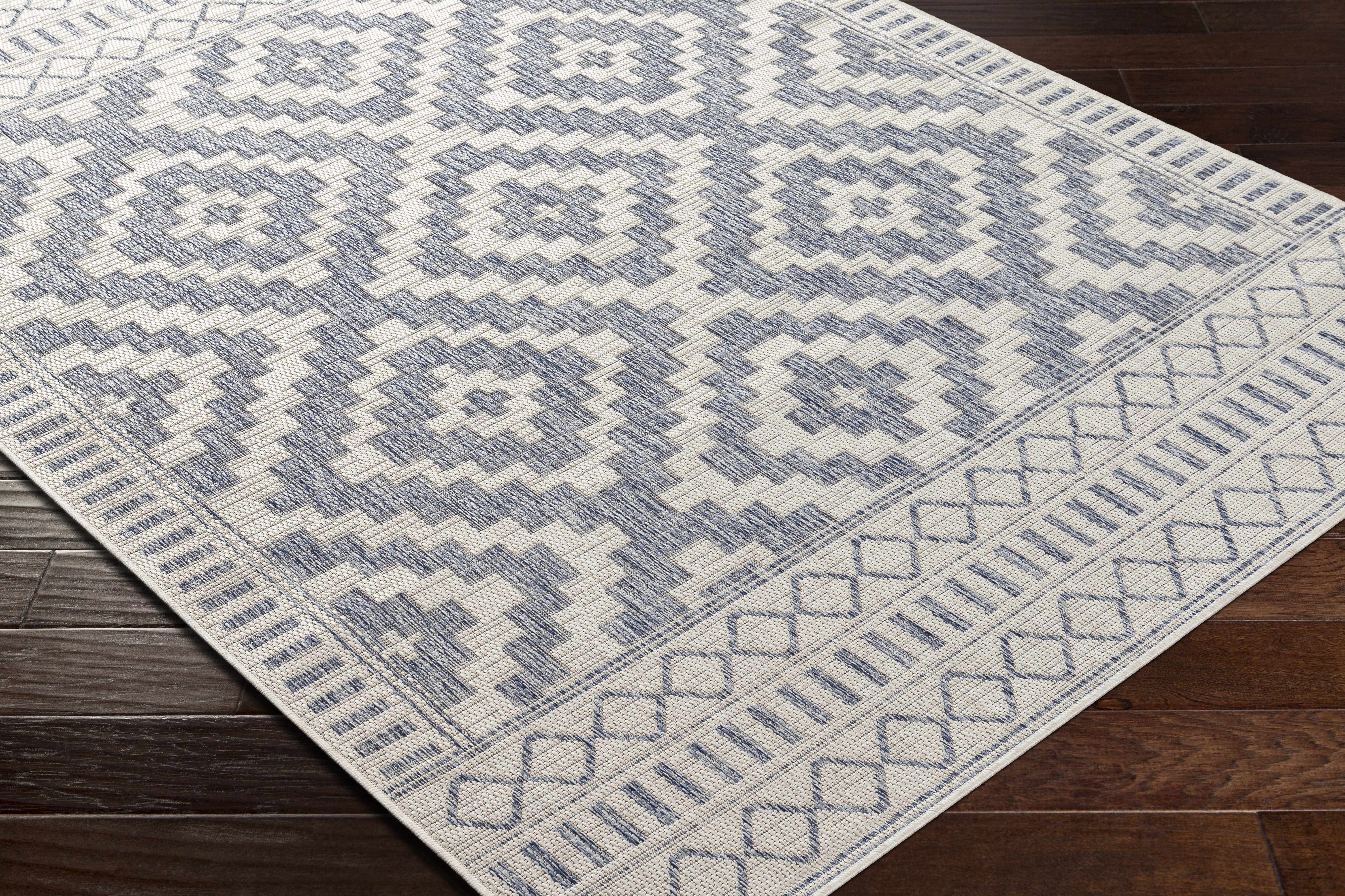 Kabala Dark Blue Area Rug - Clearance - Image 6
