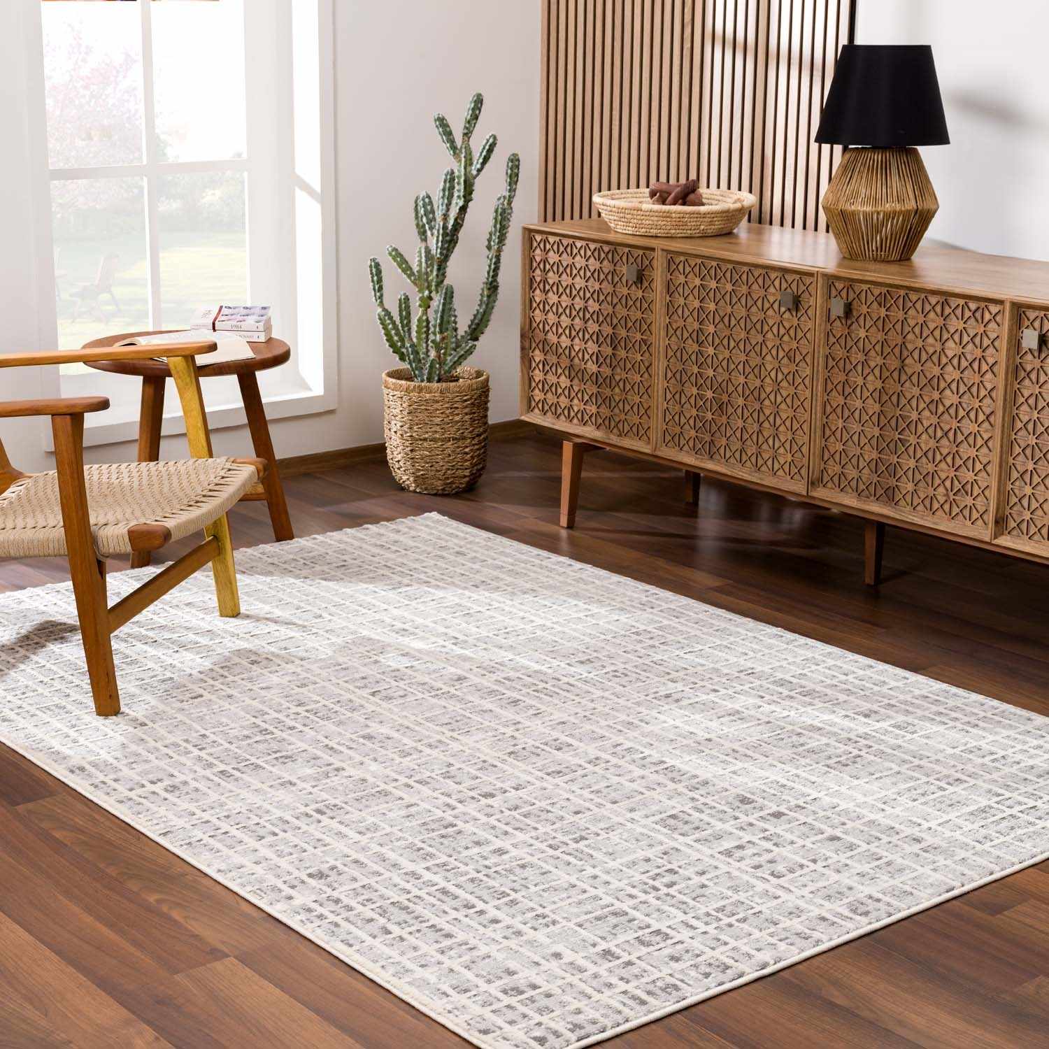 Barbra Gray Area Rug - Image 3