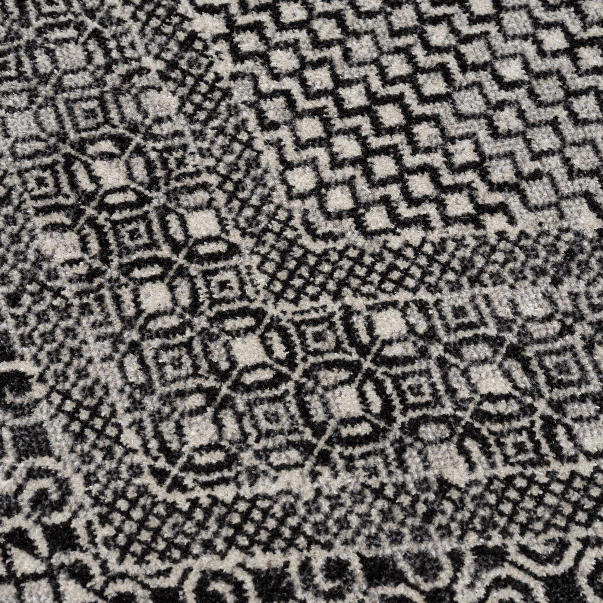 Coledale Black & White Washable Rug - Clearance - Image 21