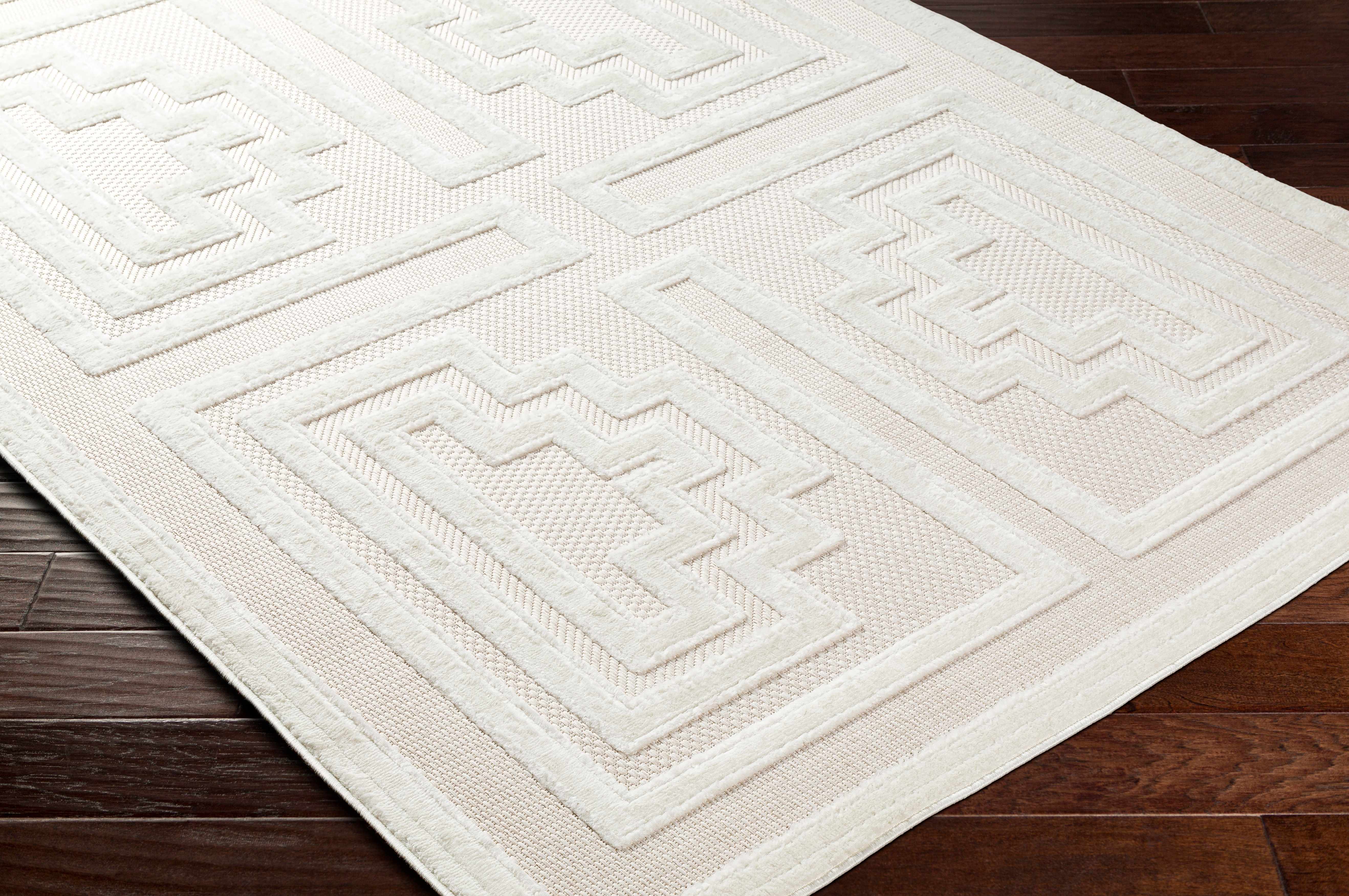 Yves Cream Outdoor Rug - Clearance - Image 4