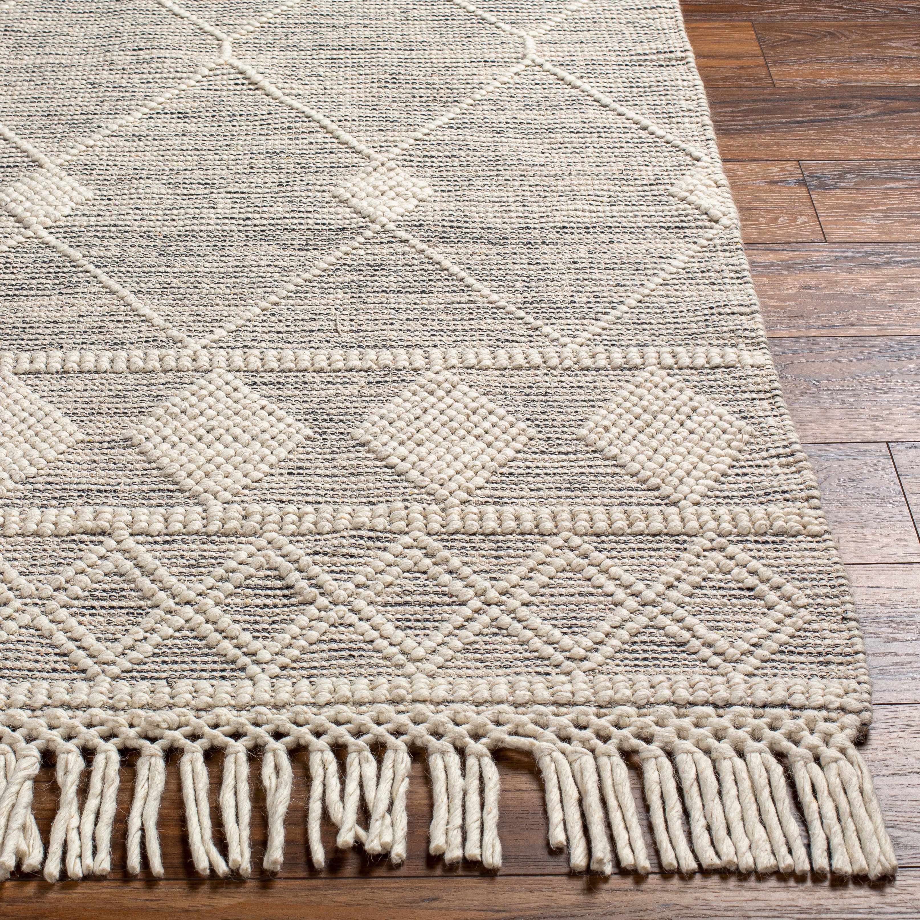 Hemingway Wool Rug with Tassels - Clearance - Image 4