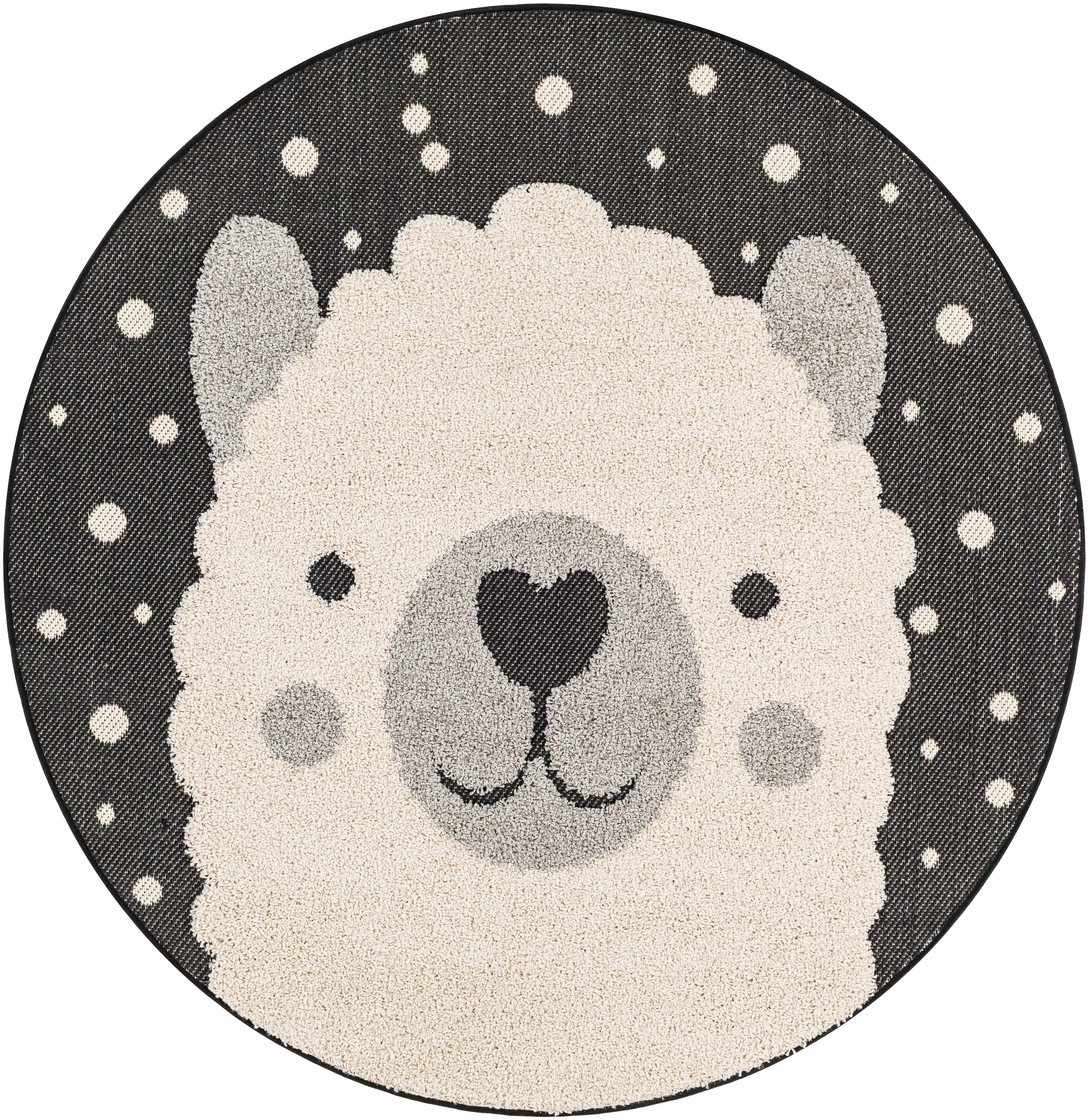 Kids Llama Animal Print Nursery Area Rug - Clearance - Image 4