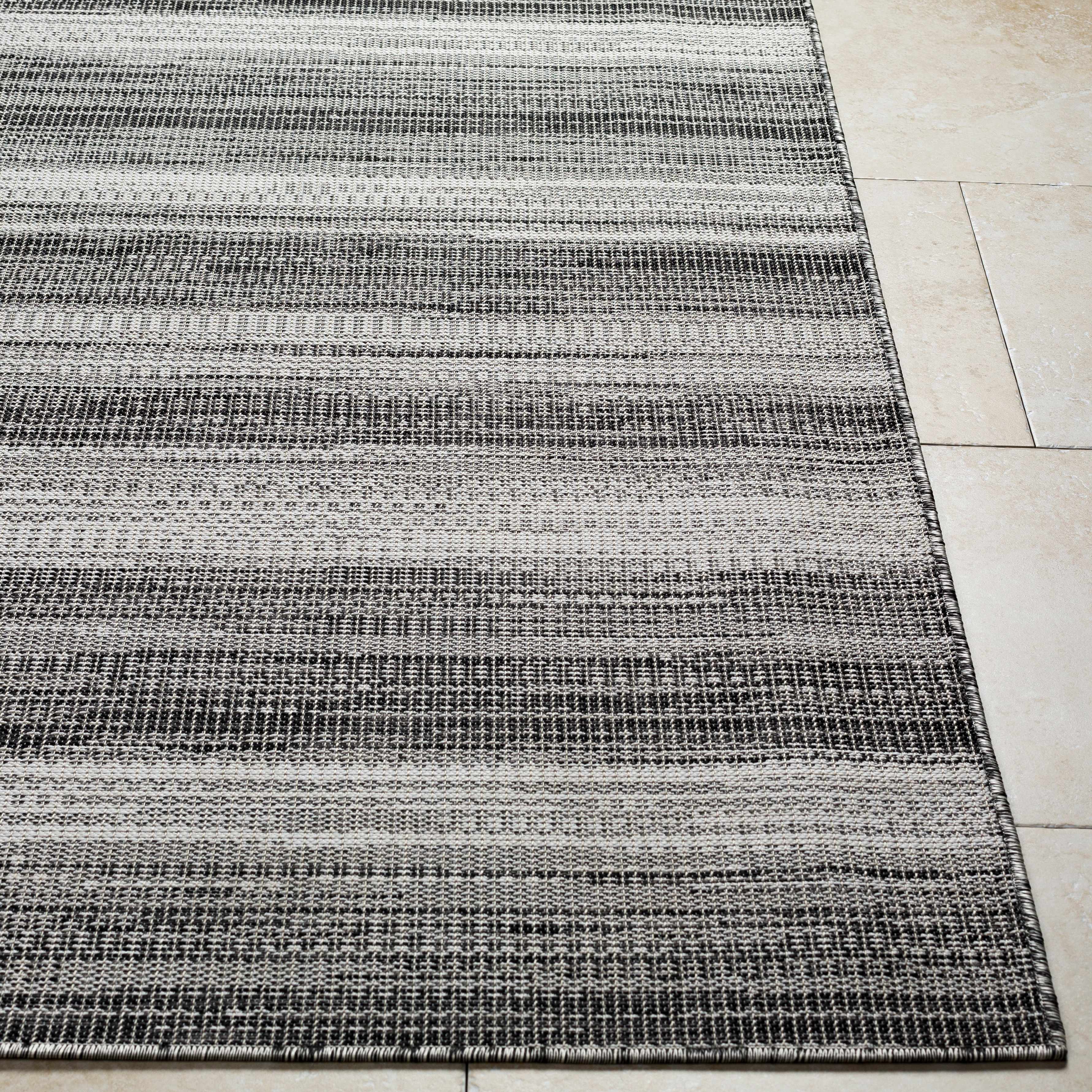 Kris Black Area Rug - Clearance - Image 4