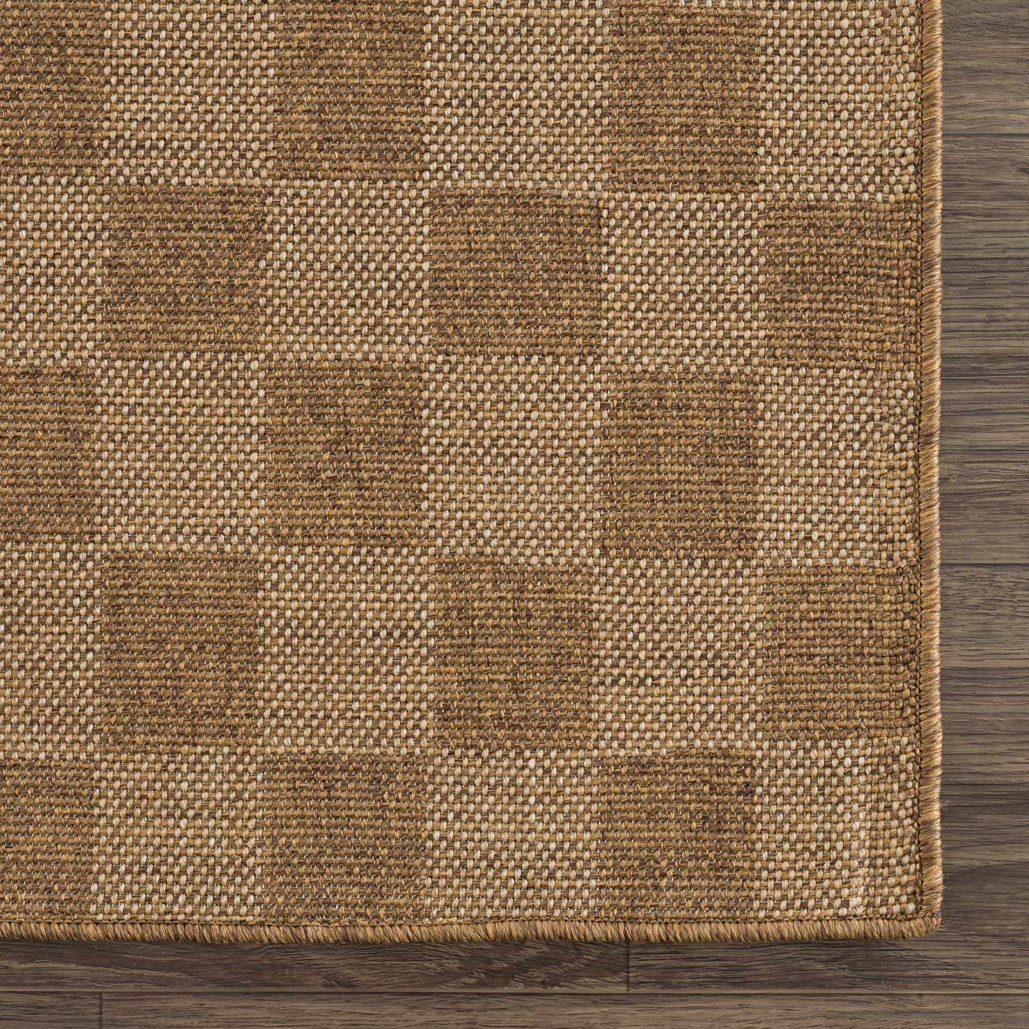 Kuval Checkered Brown Rug - Image 10