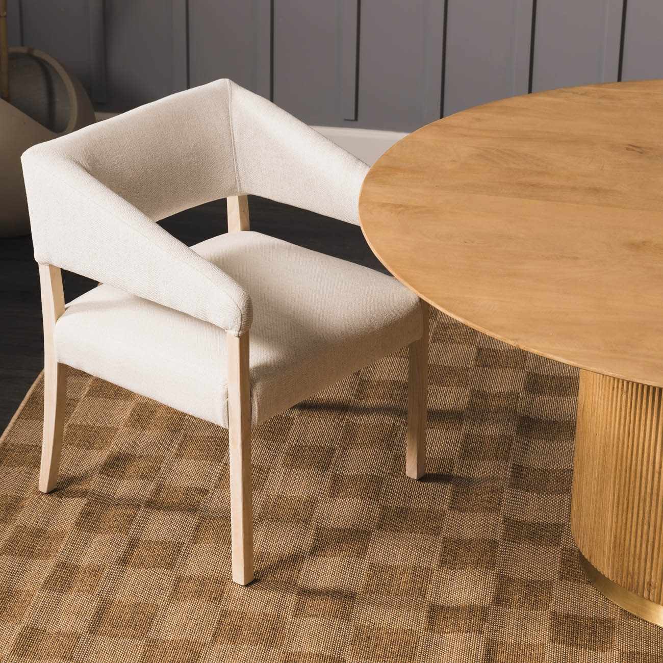 Kuval Checkered Brown Rug - Image 24