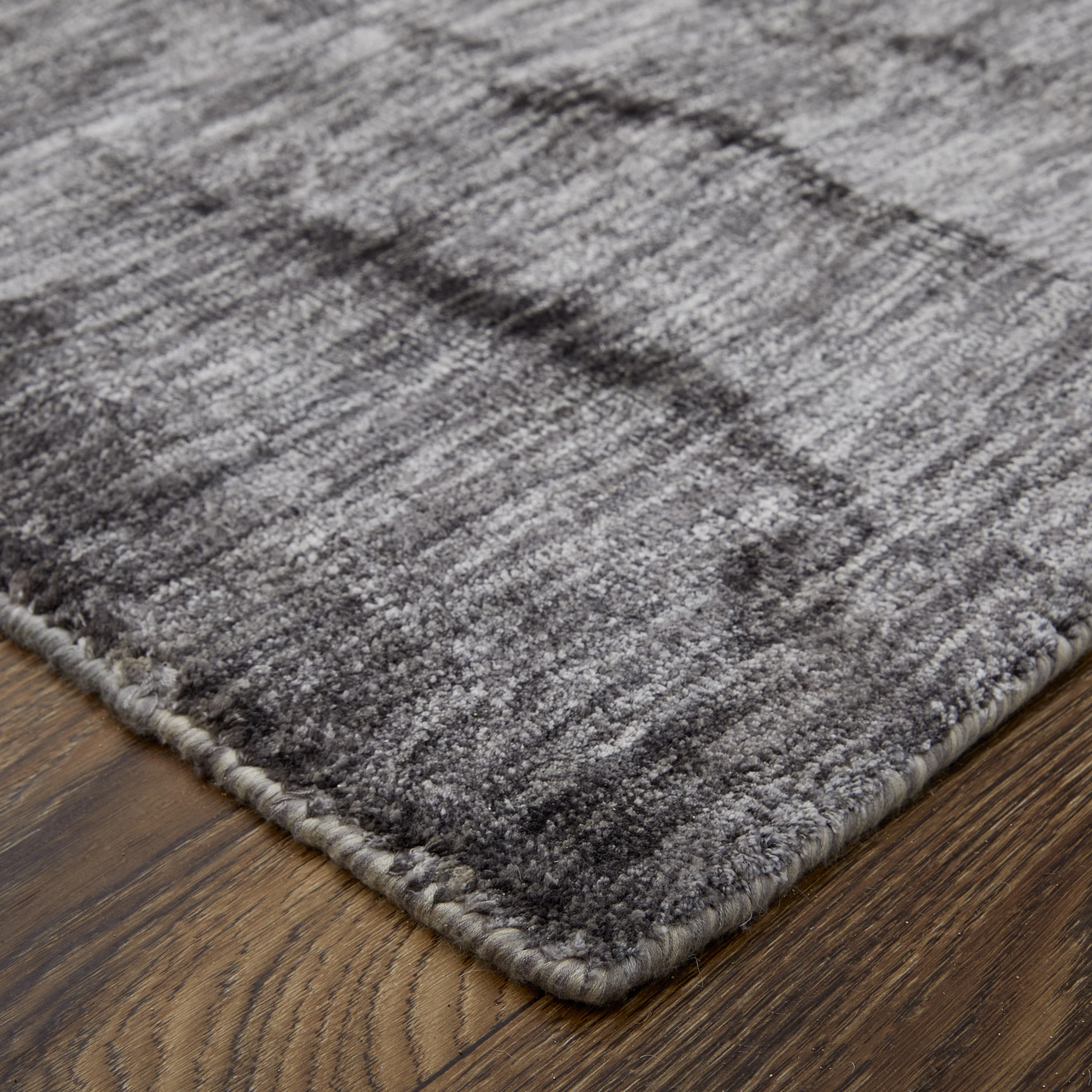Feizy Marlowe Modern Chevron - Gray/Taupe Area Rug - Clearance - Image 4