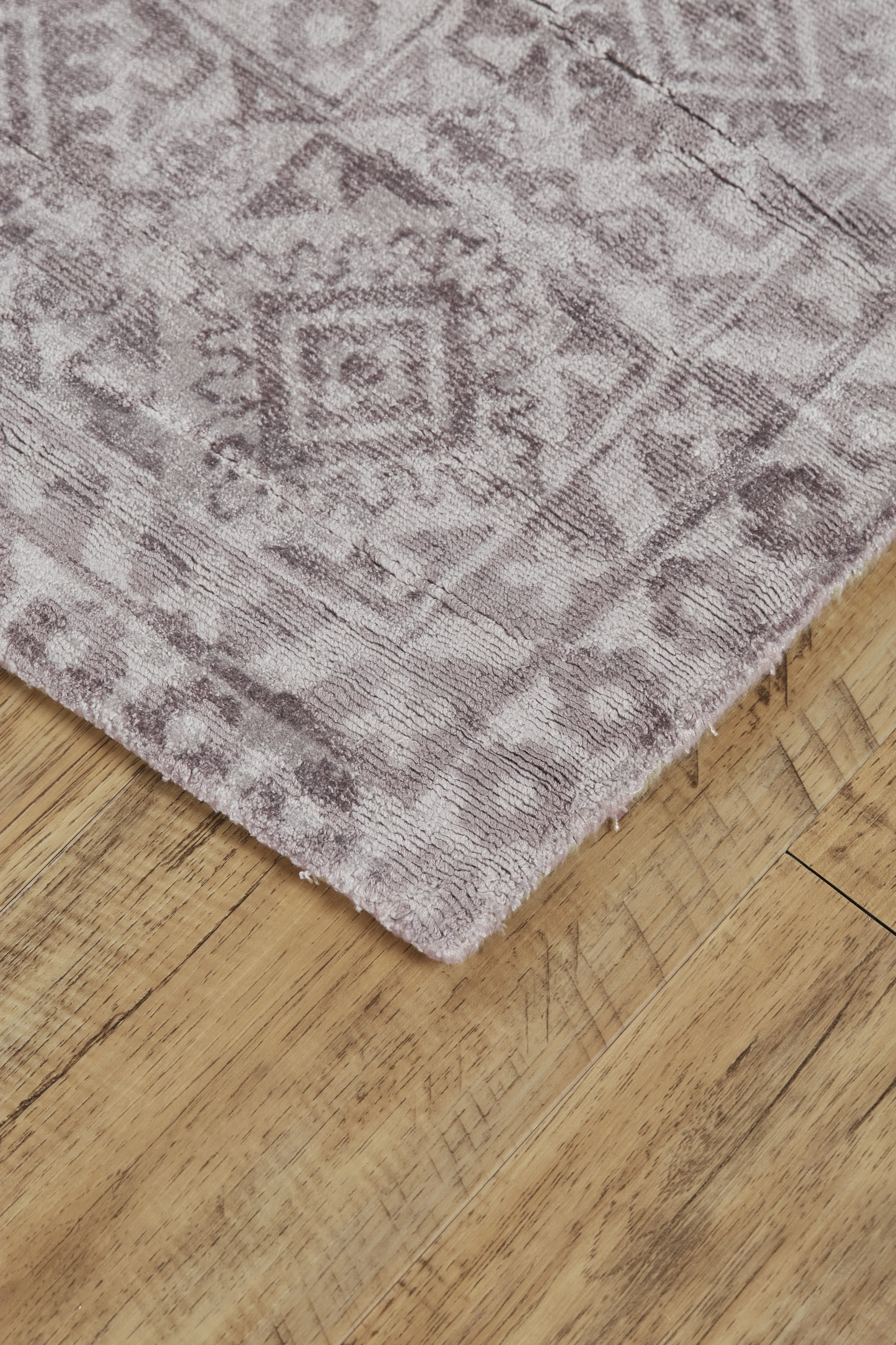 Feizy Nadia Transitional Bordered - Gray/Purple Area Rug - Clearance - Image 3