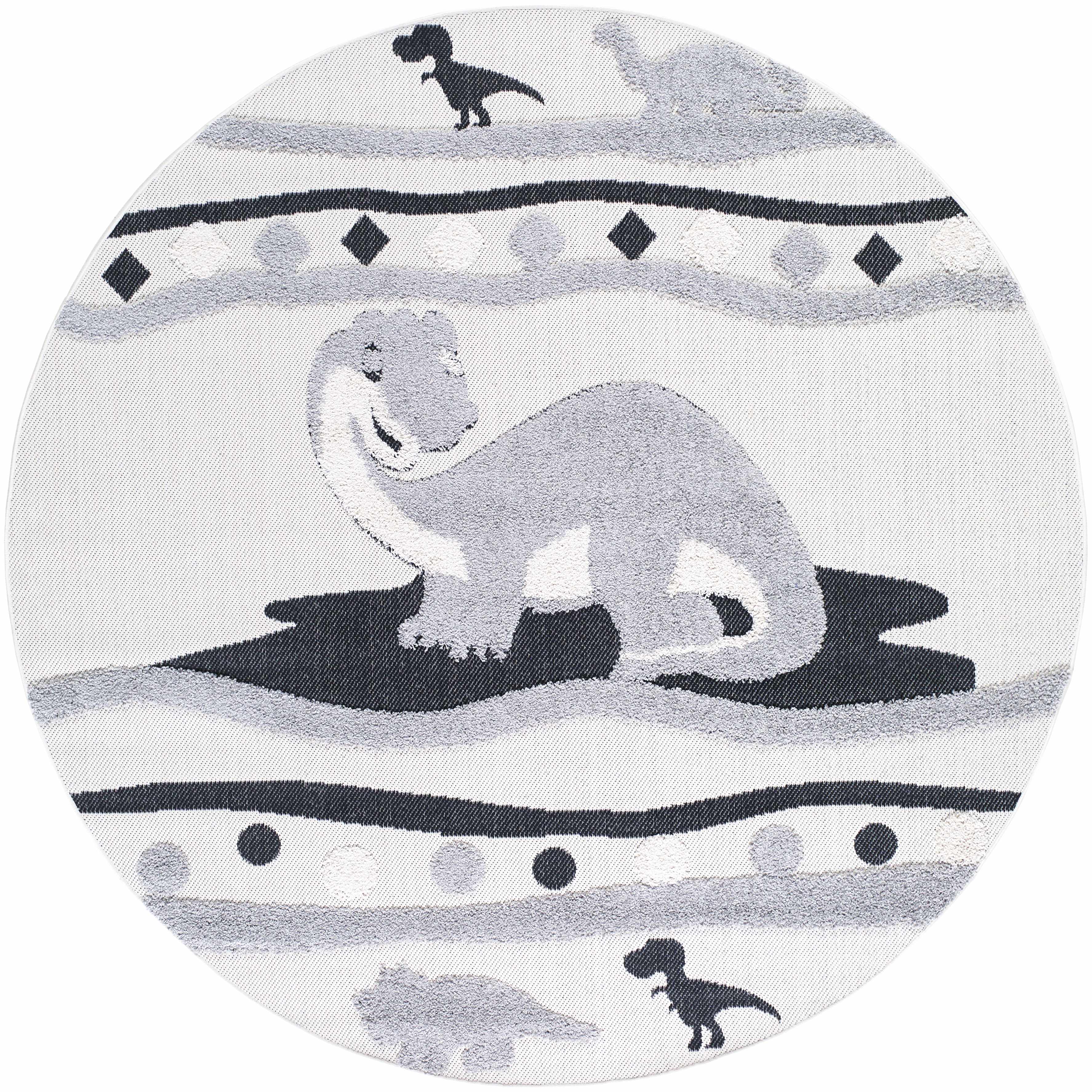 Kids Dinosaur Animal Print Nursery Area Rug - Clearance - Image 5