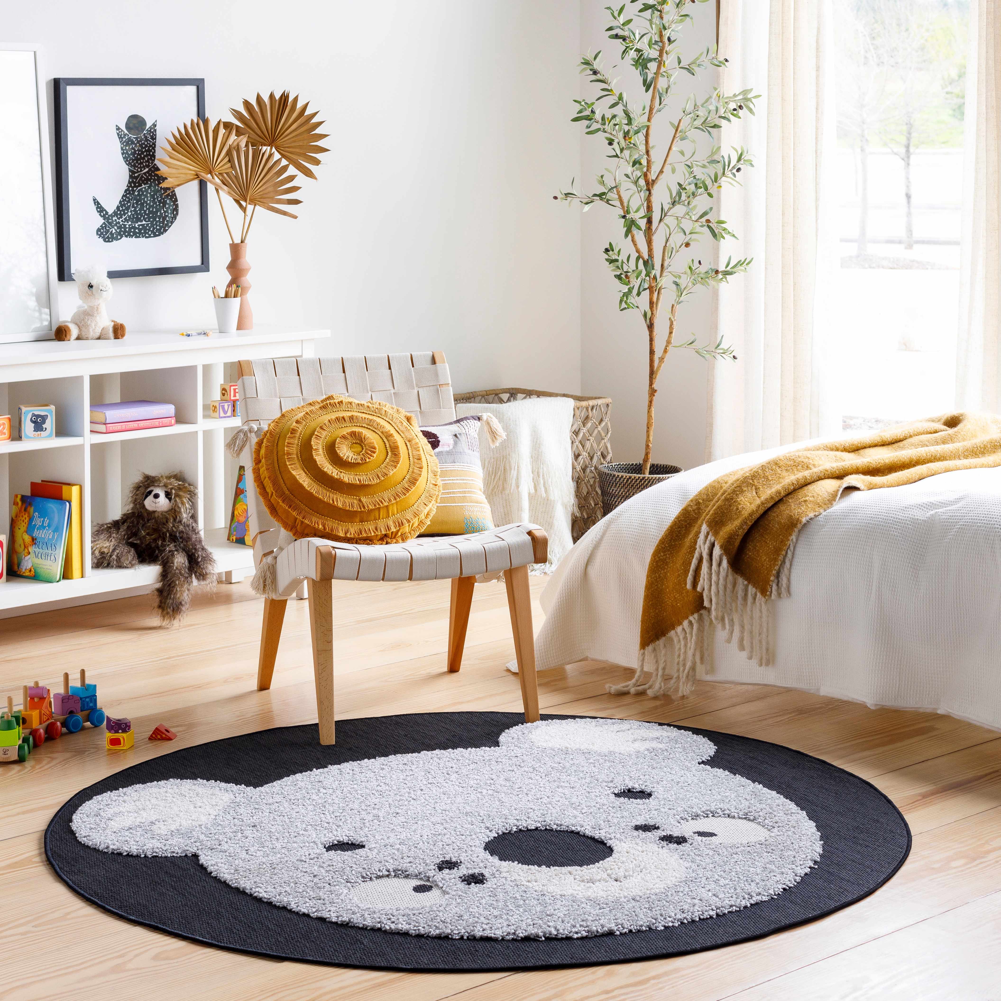 Kids Koala Animal Print Nursery Area Rug - Clearance - Image 4