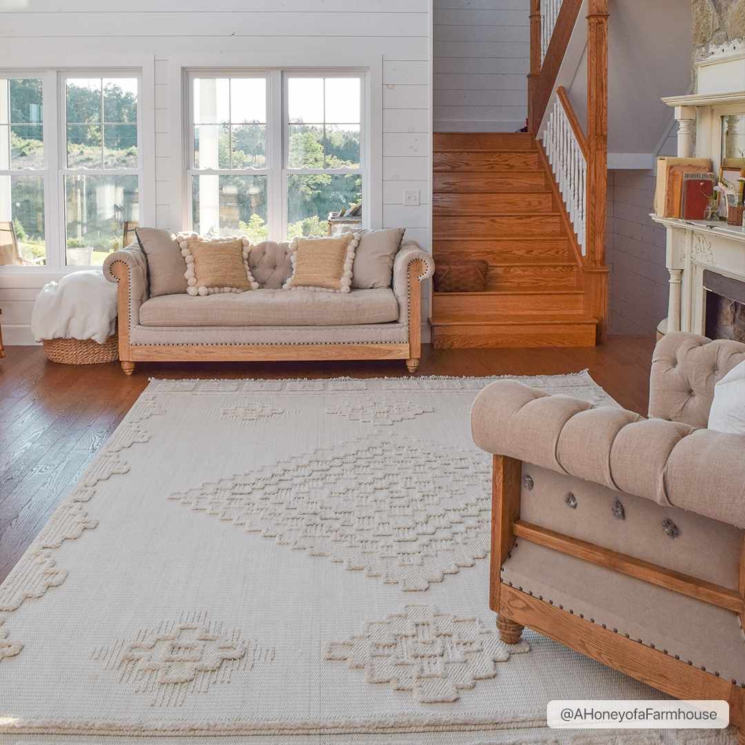 Rosales High-Low Rustic Rug - Image 3