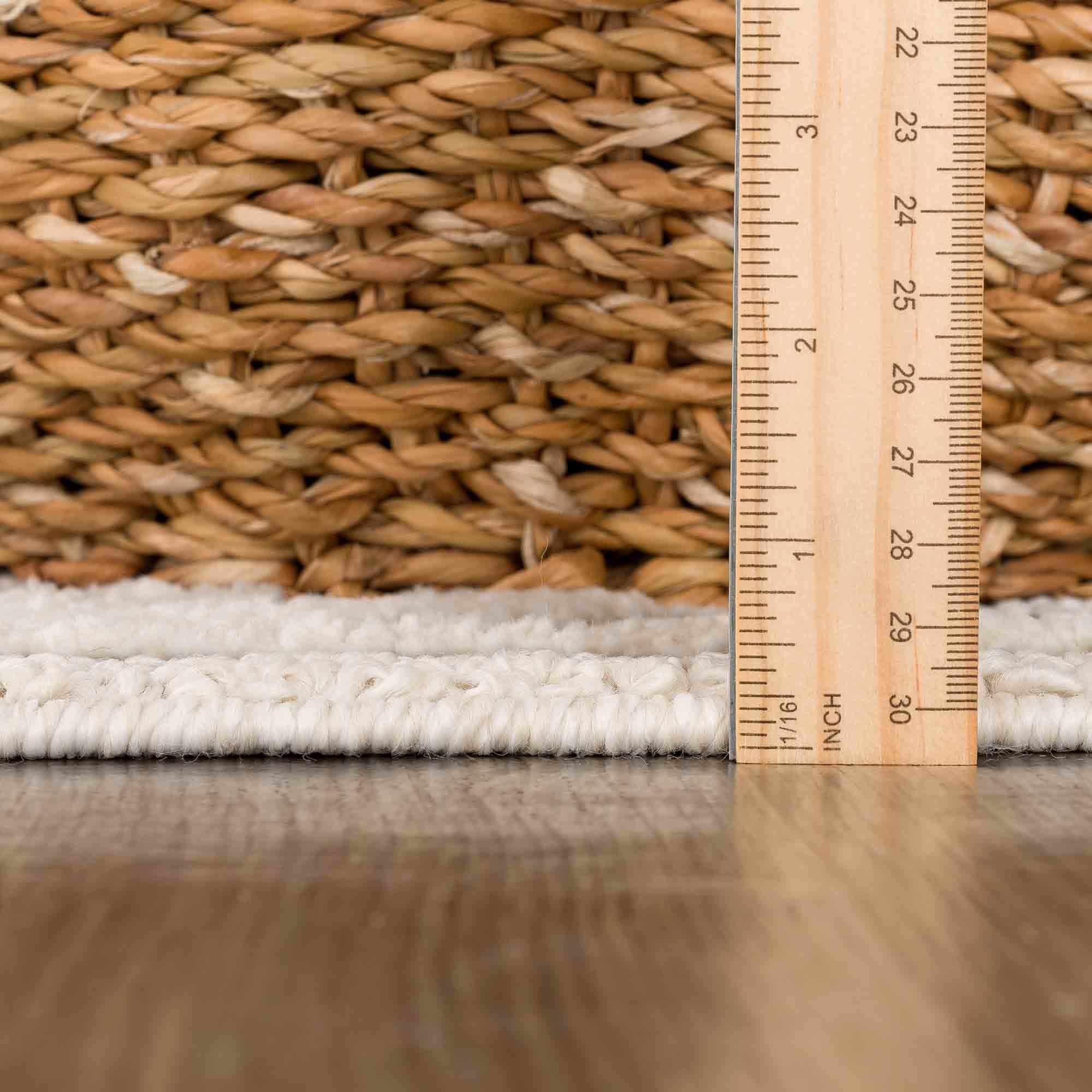 Umay Textured Beige Rug - Clearance - Image 12