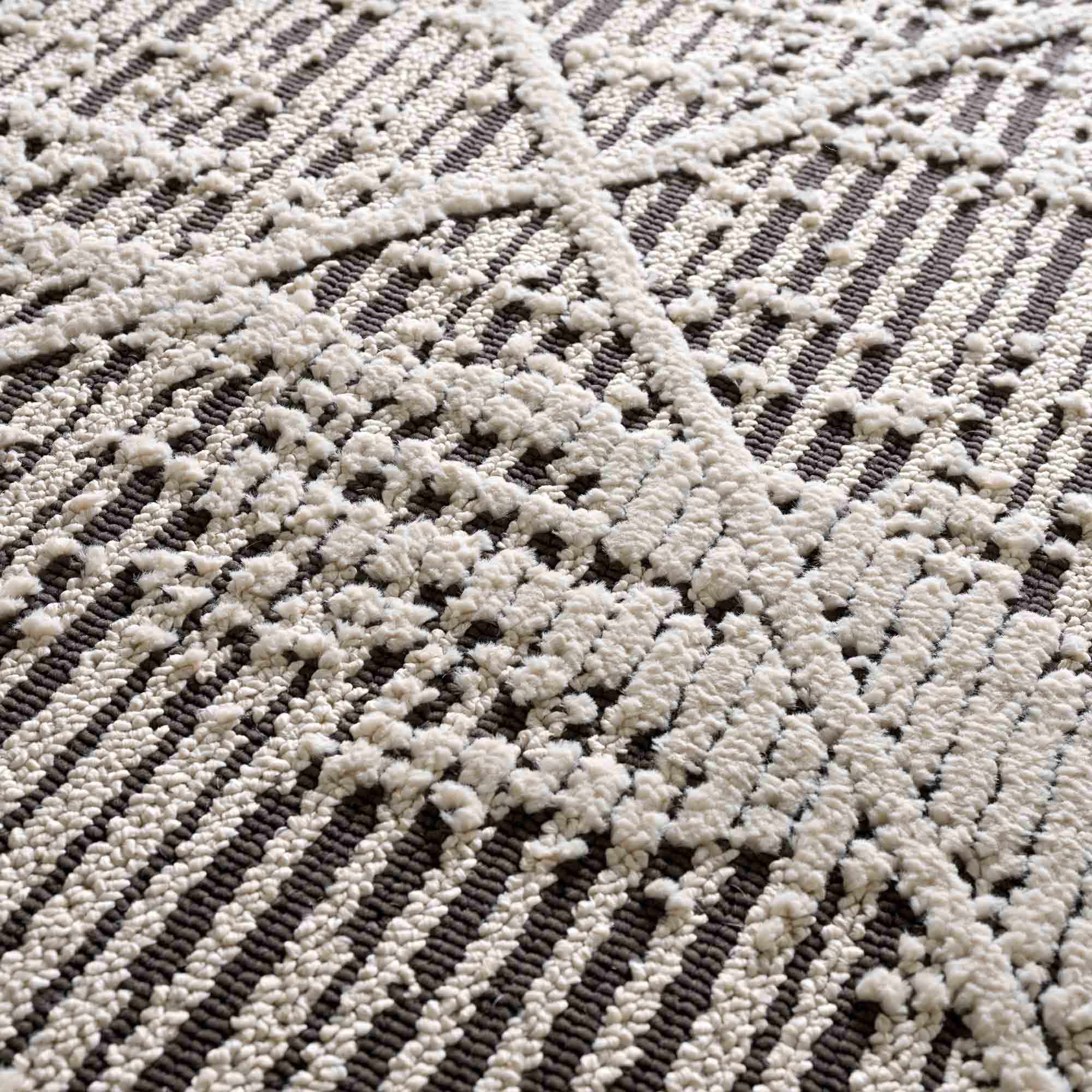 Umay Textured Beige Rug - Clearance - Image 14