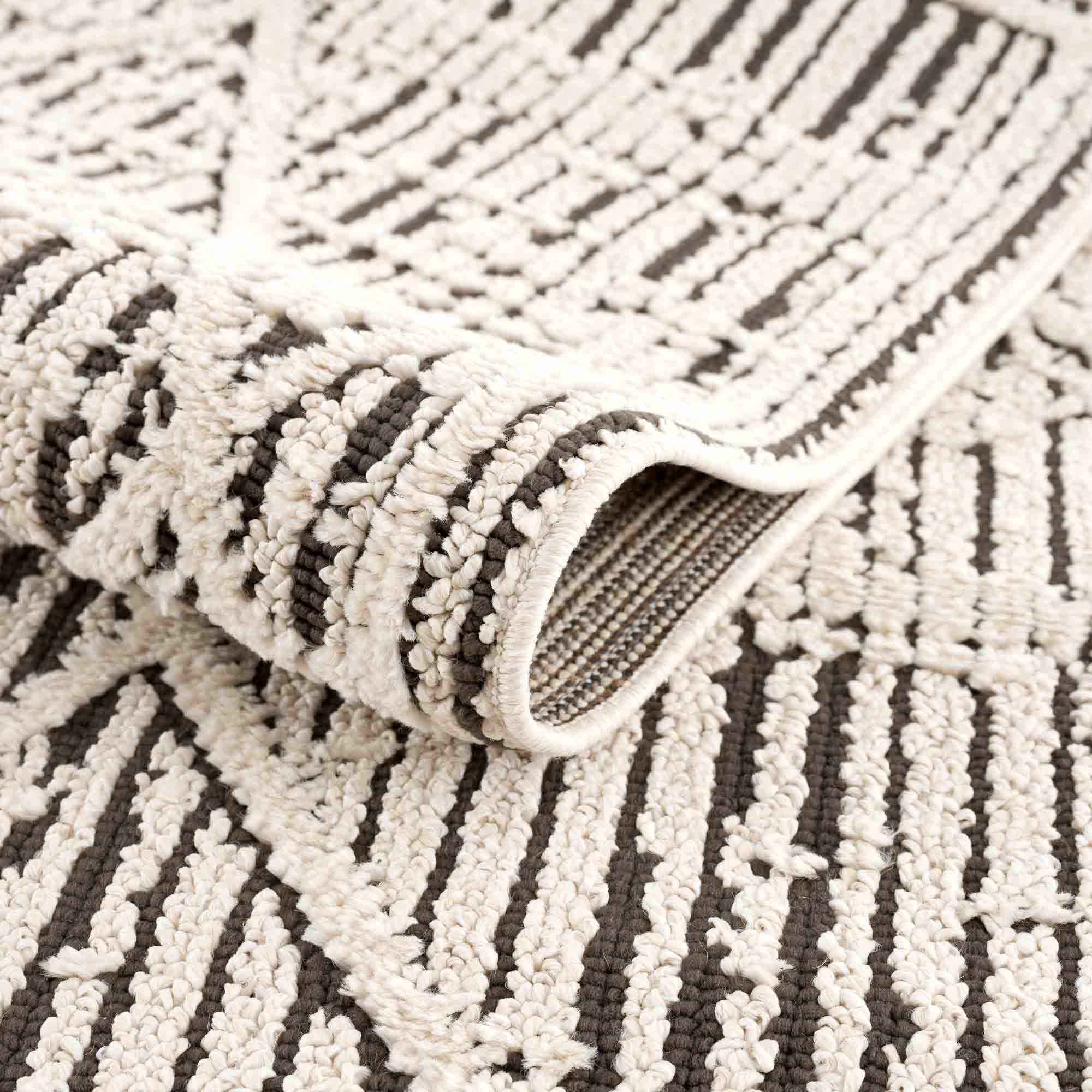 Umay Textured Beige Rug - Clearance - Image 9